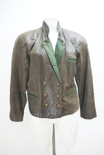 Kurze lederjacke used look - lederjacke, used-look