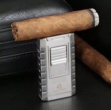 Galiner Luxus Zigarrenfeuerzeug und Rest Winddicht Jet Gas Feuerzeug Zigarrenhalter Neu