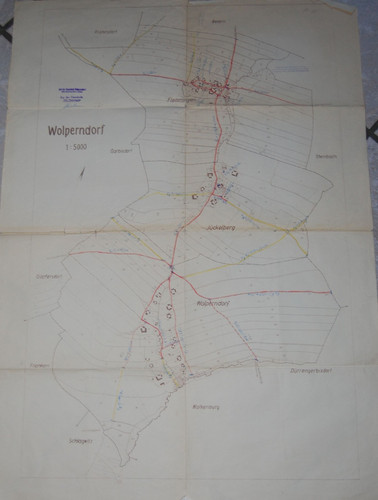 Wolperndorf alte landkarte - alte,