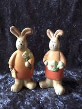 Osterdeko Hasen Ton Frühling