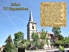Erfurt OT Gispersleben Evang.Kirche St.Kiliani Thüringen 1167