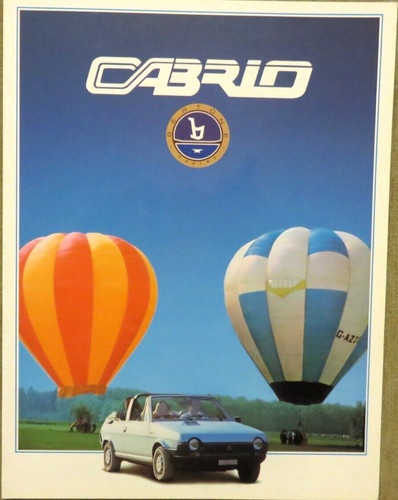 Fiat ritmo cabrio bertone - fiat,