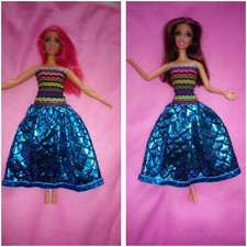 Barbie & Curvy Puppen Kleid
