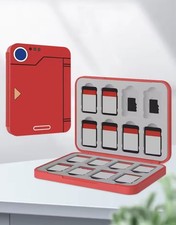 Nintendo Switch Spielebox Pokedex Aufbewahrungsbox für Spielkarten Magnetisch