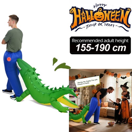 Kostüm aufblasbare krokodil - kostüm,