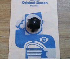 Simson S50 MZ TS Plaste  Abblendschalter Schalter Licht Abblendlicht  NOS DDR