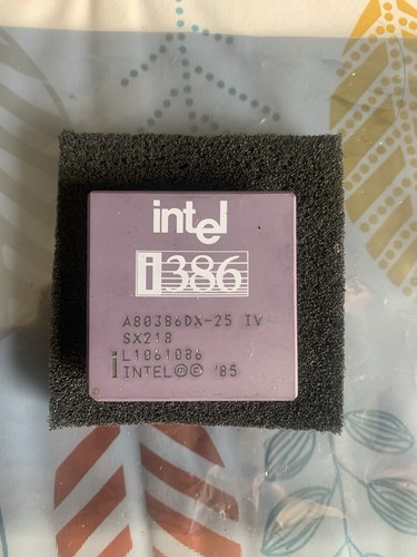 Intel 80386 dx25 - dx25, 25mhz