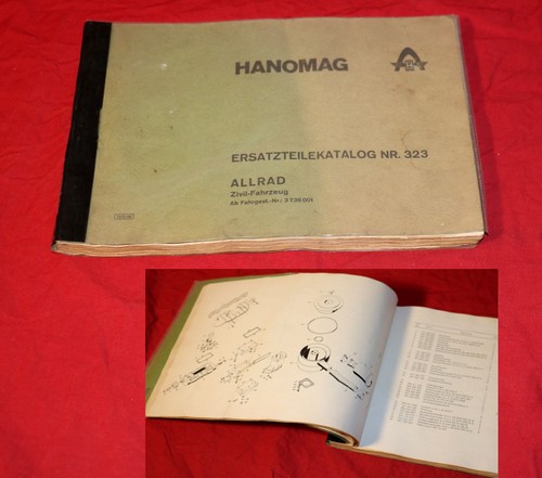 Ersatzteilliste hanomag 28 - a-l,