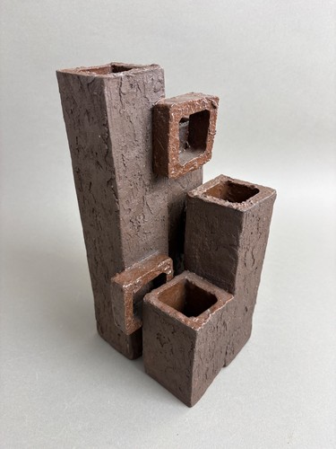 Brutalist vase skulptur - vase,