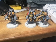 Space Marines Primaris Aggressors, 3, Bemalt- space Wolves  Warhammer 40k