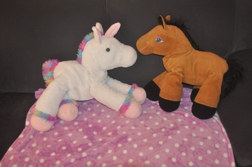 Stofftiere einhorn mit - 2,