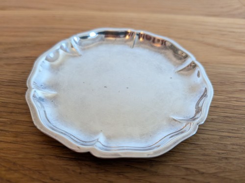 Art deco versilbertes - -,