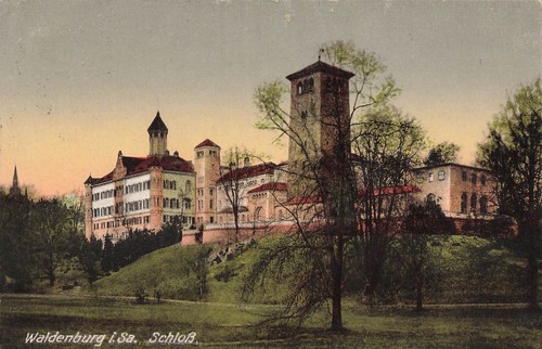 Waldenburg schloss - ak,