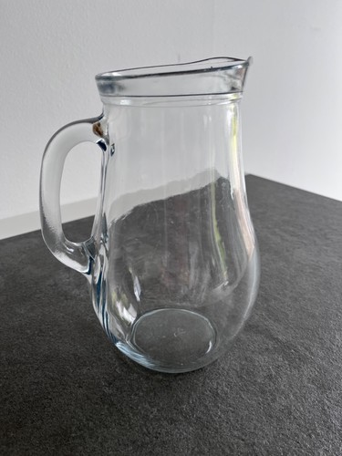 Glaskrug milch kanne mit - glaskrug, milch-kanne