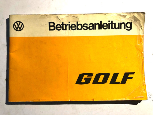 Golf betriebsanleitung - golf, 1