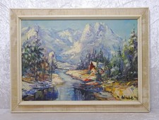 Ölgemälde Bild signiert -