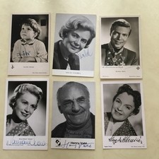 Altes Autogramm Konvolut deutscher Schauspieler Top !