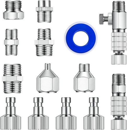 Airbrush adapter set teilig - airbrush-adapter-set, 14-teilig