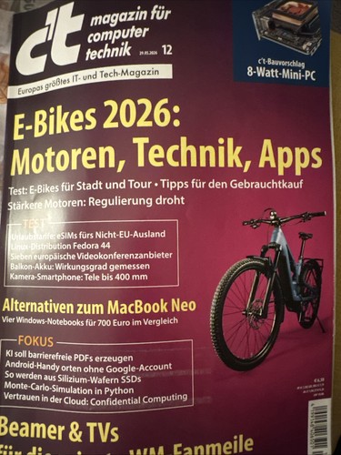 2026 ct magazin für - c't, 12/