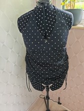 Damen Umstandsmode, Bikini/Tankini, bpc, 46, schwarz weiß