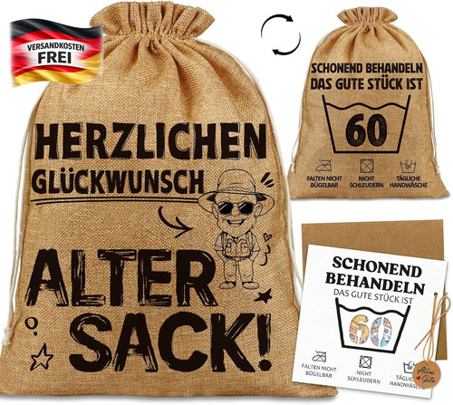 Geschenkbeutel für - , 60