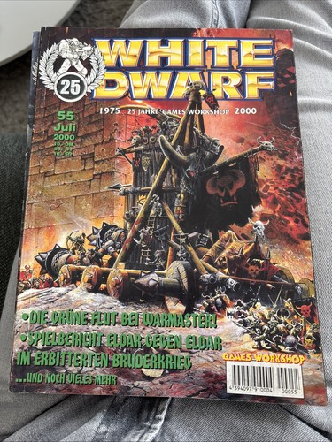 Warhammer white dwarf heft - white,