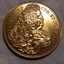 Medaille Friedrich Adolf zu Lippe-Detmold, Fürstentum Lippe 40mm