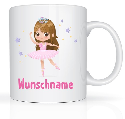 Ballerina braun tasse mit - braun,
