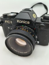 Konica FC-1 Spiegelreflexkamera analoge Fotografie mit neuer Batterie