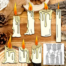 Kerzen Metall Stanzformen Set