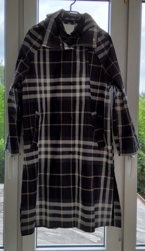 Regenmantel kariert xs - regenmantel, xs/s