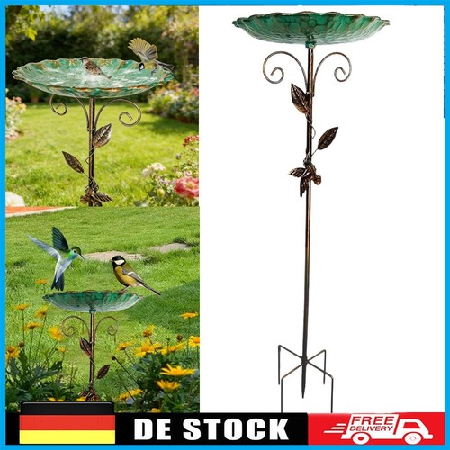 Metall vogeltränke stehend - metall,