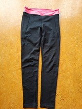 Sporthose Mädchen * Sporttight * schwarz rosa * Größe 134/140 * H&M * lang