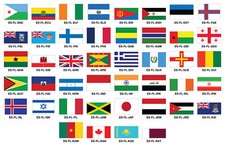 5 - 30 cm Flaggen breit