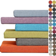 Bankkissen Sitzbank Sitzkissen Nach Maß Abnehmbar Waschbar Polster Innen Außen