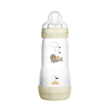MAM Easy Start Anti-Colic Babyflasche (320 ml) Milchflasche mit innovativem Bode