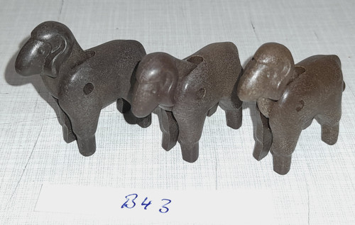 Playmobil schafe braun alte - 3x,