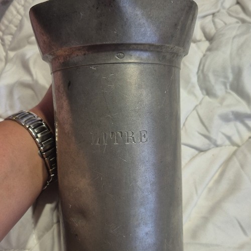 Zinnkrug aus zinn mit - zinnkrug,