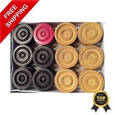 Holz Carrom Spiel Münzen &