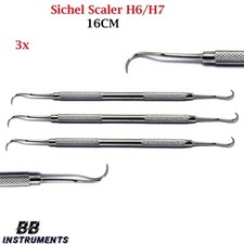 3x Zahn Sichel Scaler