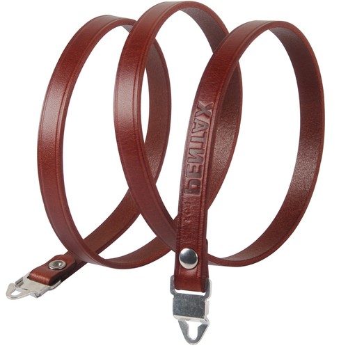 Leather carrying neck strap - neck,