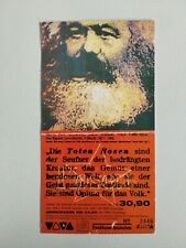 Die Toten Hosen Konzert Karte