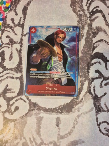 One piece card - card, shanks