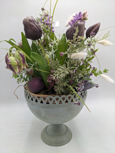 Frühlingsgesteck tulpe - frühlingsgesteck,