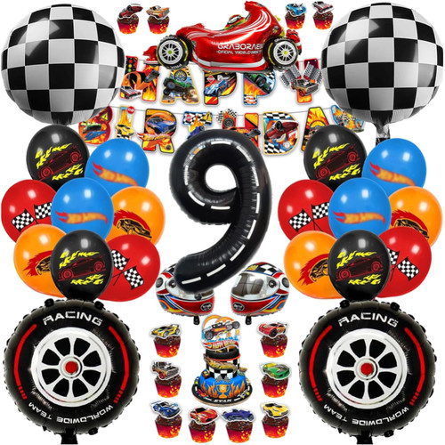 Rennwagen geburtstagsdeko - rennwagen, 9