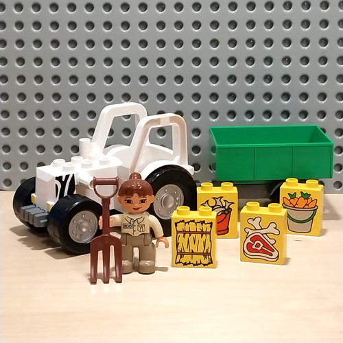 Lego duplo traktor - duplo, mit