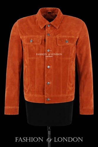 Herren trucker wildleder - herren,