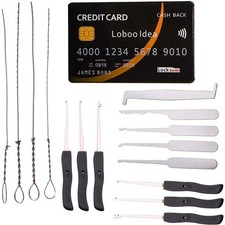 15-teiliges Schlosser-Werkzeugset mit 5-teiligem Schlosser-Werkzeugset im Kre...