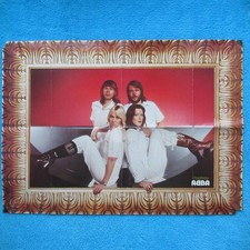 ABBA POSTER POP ROCKY Foto 4 Seiten 1970er Bryan Connolly