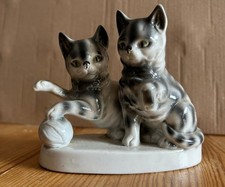 Porzellan figur katzen - figur,